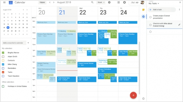 онлайн календарь для совместной работы